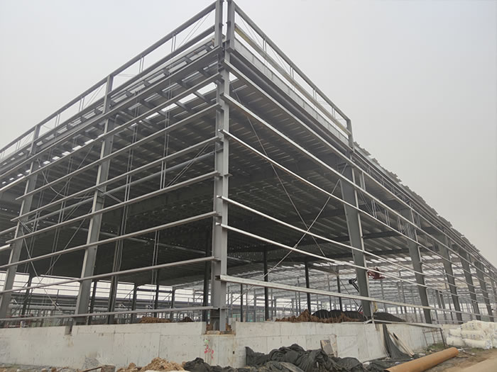 米泉钢结构厂房网架工程